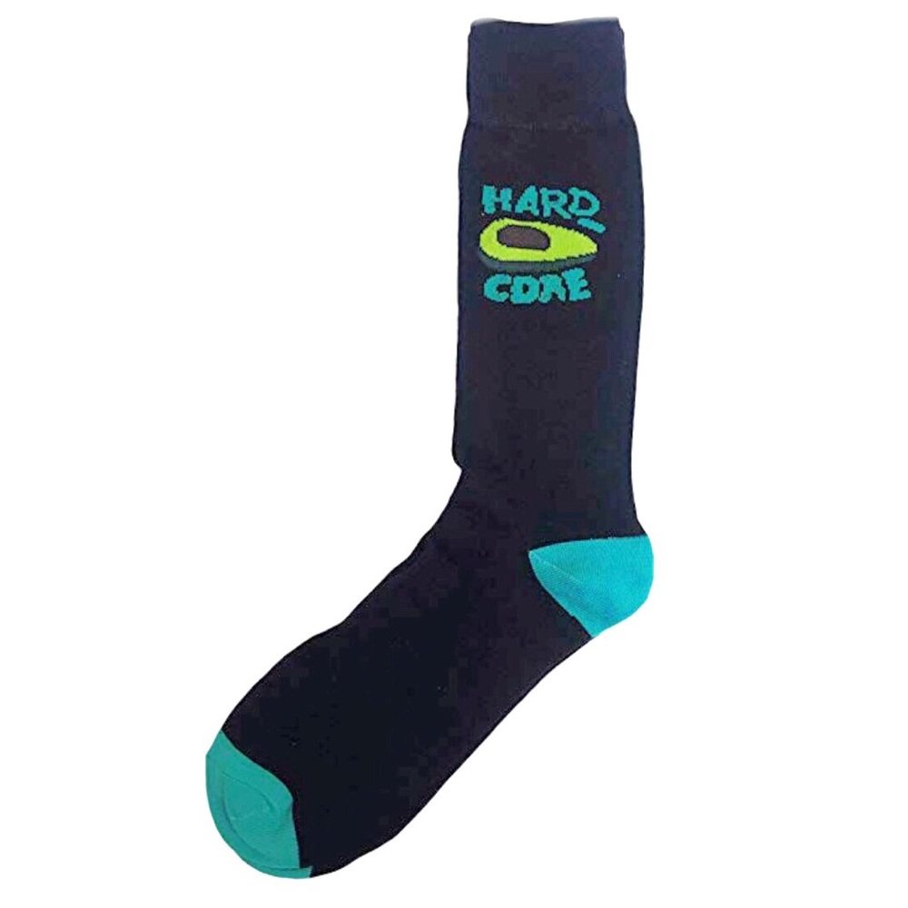 Novelty fun socks - “Hardcore” avocado socks